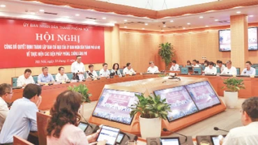 Hà Nội là địa phương đầu tiên trong cả nước thành lập Ban Chỉ đạo về thực hiện các biện pháp phòng, chống lãng phí. (Ảnh PHẠM CƯỜNG)