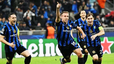 Davide Frattesi (số 16) ghi bàn quyết định ở hiệp phụ thứ nhất, đưa Inter Milan vào chung kết Champions League.