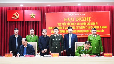 Bộ Công an tiếp nhận công tác mới