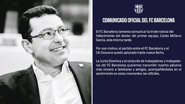 Bác sĩ của Barca đột ngột qua đời