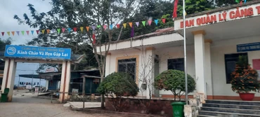 Một góc Ban Quản lý cảng Thung Nai, Hòa Bình.