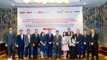 Các bên tham gia Lễ công bố hoàn tất giao dịch bảo lãnh khoản vay không ràng buộc trị giá 79 triệu USD cho GELEX.