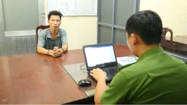 Đối tượng Lê Thành Vinh đã bị bắt giữ.
