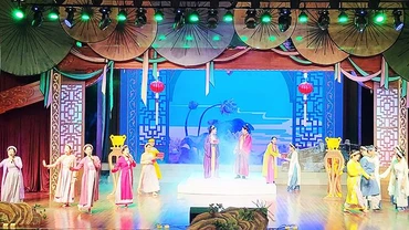 Cảnh trong vở diễn. 