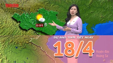 [Video] Dự báo thời tiết ngày 18/4/2025: Nắng nóng lan rộng trên nhiều khu vực