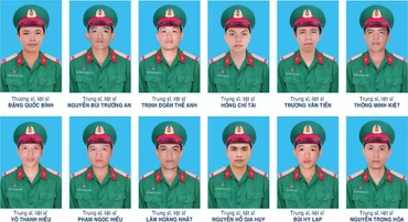 Chủ tịch nước đã ký quyết định truy tặng Huân chương Bảo vệ Tổ quốc hạng Ba cho 12 liệt sĩ.