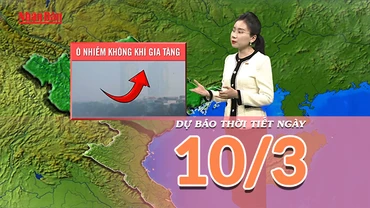 [Video] Dự báo thời tiết ngày 10/3/2025
