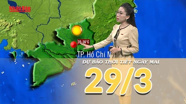[Video] Dự báo thời tiết đêm nay và ngày mai 29/3/2025