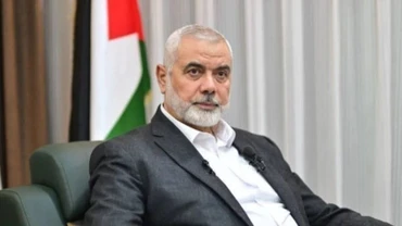 Lãnh đạo Phong trào Hồi giáo Hamas, ông Ismail Haniyeh, trả lời phỏng vấn báo chí ở Istanbul (Thổ Nhĩ Kỳ) ngày 20/4/2024. (Ảnh: Getty Images/TTXVN)