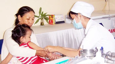 Tỷ lệ bao phủ vaccine đang ở mức thấp.