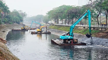 Nhộn nhịp trên sông. 