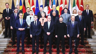 Các nhà lãnh đạo EU tham dự hội nghị thượng đỉnh tại London (Anh). Ảnh: REUTERS