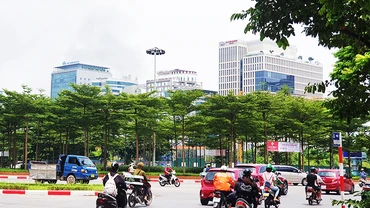 Khói bụi là nguyên nhân gây ô nhiễm không khí. Ảnh: NAM ANH