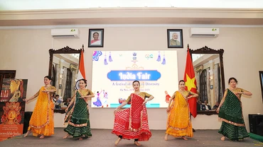 Loại hình múa cổ điển Kathak của Ấn Độ.