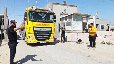 Israel mở lại cửa khẩu Kerem Shalom nhằm tạo thuận lợi trong đàm phán với Palestine. Ảnh: AFP