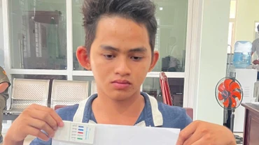 Đối tượng Nguyễn Trọng Tính đã bị tạm giữ.