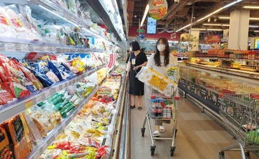 Chỉ số giá tiêu dùng (CPI) bình quân 4 tháng năm 2024 tăng 3,93% so cùng kỳ năm 2023. Ảnh: HẢI NAM