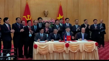 Quang cảnh tại buổi Lễ ký kết . 