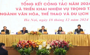 [Ảnh] Thủ tướng Phạm Minh Chính dự Hội nghị triển khai nhiệm vụ ngành Văn hóa, Thể thao và Du lịch năm 2025