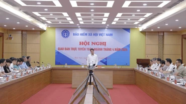 Hội nghị giao ban trực tuyến toàn ngành tháng 4/2024. (Ảnh: TÂM TRUNG)