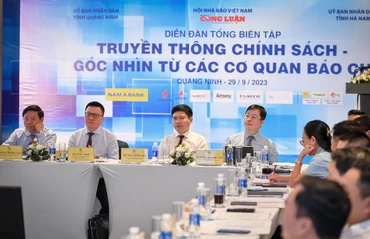 [Ảnh] Diễn đàn Tổng Biên tập: “Truyền thông chính sách - Góc nhìn từ các cơ quan báo chí”