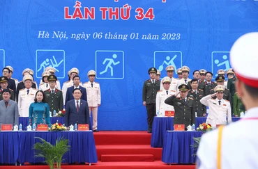 [Ảnh] Lễ khai mạc Hội thao truyền thống lực lượng Cảnh vệ Công an nhân dân lần thứ 34