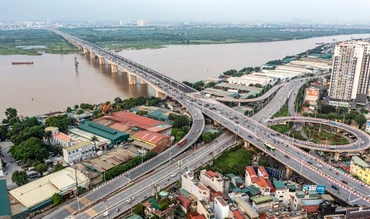 Cầu Vĩnh Tuy giai đoạn 2 gấp rút hoàn thiện những hạng mục cuối
