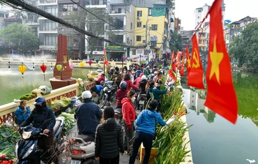 [Ảnh] Chợ Hữu Tiệp ngày 30 Tết, nét đẹp văn hóa xưa