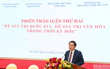 [Ảnh] Phiên thảo luận thứ 2 “Hệ giá trị quốc gia, hệ giá trị văn hóa trong thời kỳ mới”
