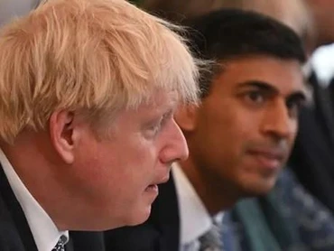 Cựu Thủ tướng Boris Johnson và cựu Bộ trưởng Tài chính Rishi Sunak. (Nguồn: Getty Images)