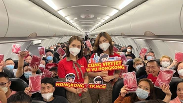 Vietjet mở lại đường bay thẳng Thành phố Hồ Chí Minh-Hồng Kông (Trung Quốc)