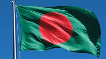 Quốc kỳ nước Cộng hòa Nhân dân Bangladesh.
