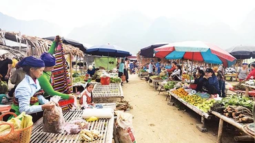 Vẻ đẹp khu chợ vùng cao.
