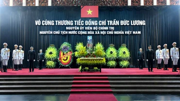 [Video] Lễ viếng đồng chí Trần Đức Lương, nguyên Ủy viên Bộ Chính trị, nguyên Chủ tịch nước