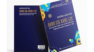 Giới thiệu sách "Hướng dẫn thi đánh giá năng lực của Đại học Quốc gia Hà Nội năm 2025"