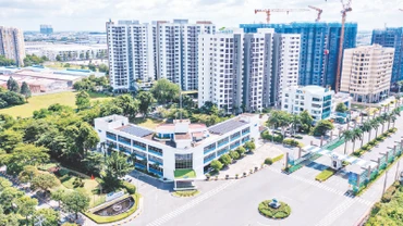 Một góc Khu công nghiệp Việt Nam-Singapore 1 tại tỉnh Bình Dương.