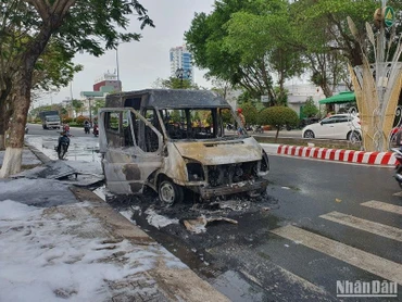 Hiện trường vụ cháy.