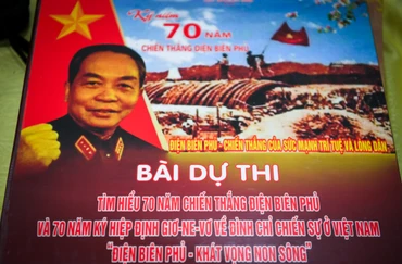 [Ảnh] Những bài dự thi ấn tượng về Chiến thắng Điện Biên Phủ 