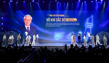 [Ảnh] Lễ trao Giải Báo chí quốc gia lần thứ XVIII: Ấn tượng, hiện đại và sáng tạo 