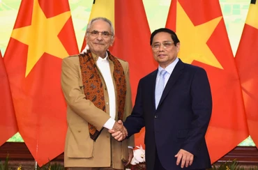 [Ảnh] Thủ tướng Phạm Minh Chính hội kiến Tổng thống Timor-Leste Jose Ramos-Horta