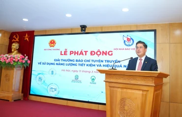 Thứ trưởng Công Thương Nguyễn Hoàng Long phát biểu tại lễ phát động.