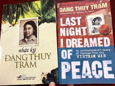 Bìa cuốn sách “Nhật ký Đặng Thùy Trâm”. 