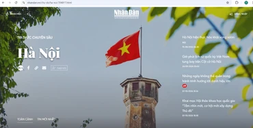 Chuyên đề đặc biệt về ngày Giải phóng Thủ đô trên Báo Nhân Dân