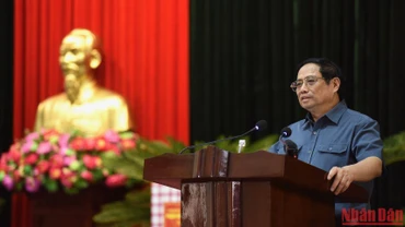 Thủ tướng Phạm Minh Chính phát biểu.