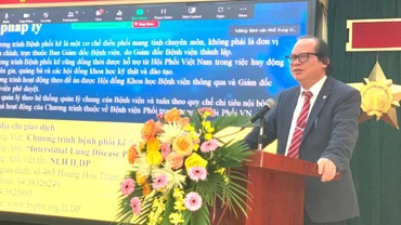 PGS, TS Nguyễn Viết Nhung, Giám đốc Bệnh viện Phổi Trung ương.