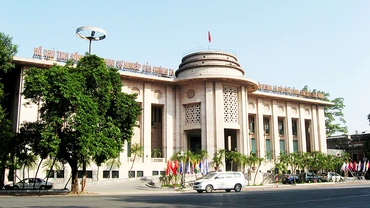 Trụ sở Ngân hàng Nhà nước Việt Nam tại Hà Nội.Ảnh: NAM NGUYỄN