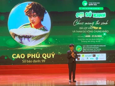 35 thí sinh “Đại sứ xanh” thuộc Chương trình "Vì môi trường xanh quốc gia 2023".