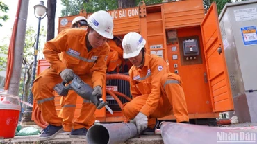Công ty Điện lực Sài Gòn bảo dưỡng, thay thế thiết bị cũ, lắp đặt thêm tủ điện phân phối hạ thế, máy phát điện diesel công suất lớn.