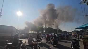 Hiện trường vụ cháy.