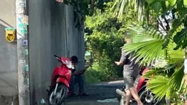 Khu vực xảy ra vụ việc. (Ảnh: CTV)